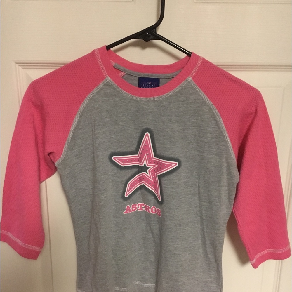 Youth MLB Houston Astros Long Sleeve Shirt